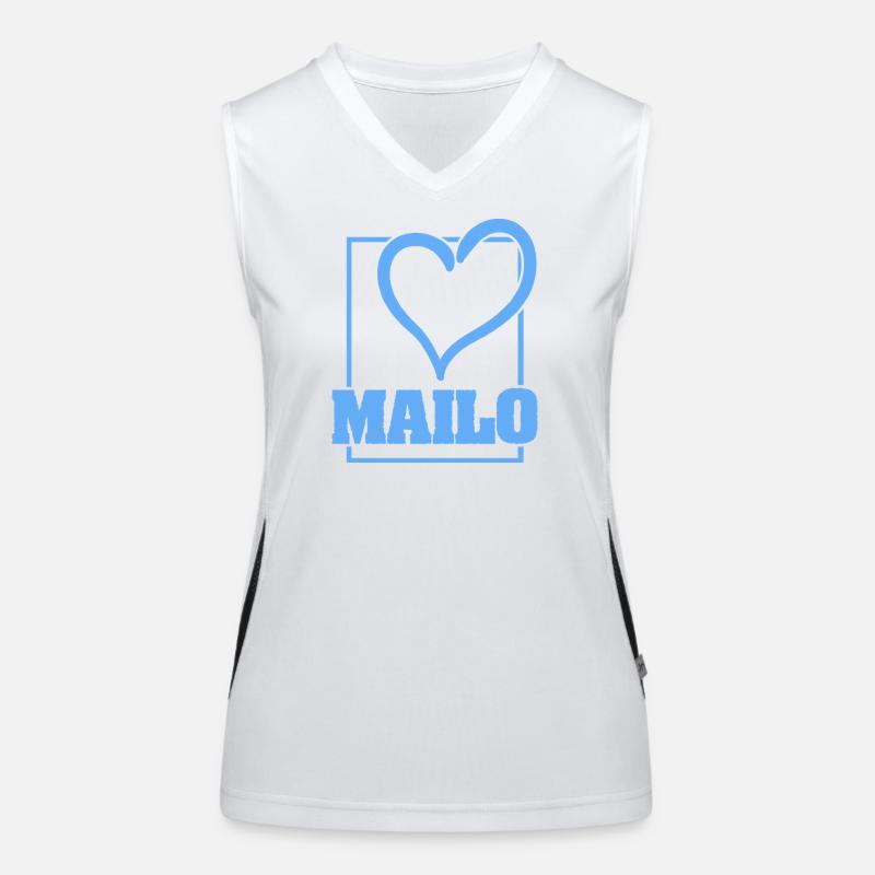 Bachelor Mailo Débardeur respirant contrasté Femme