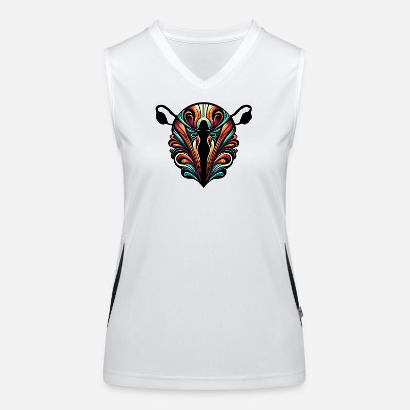 Fruchtbares Weibchen Funktionelles Kontrast-Tank Top für Frauen