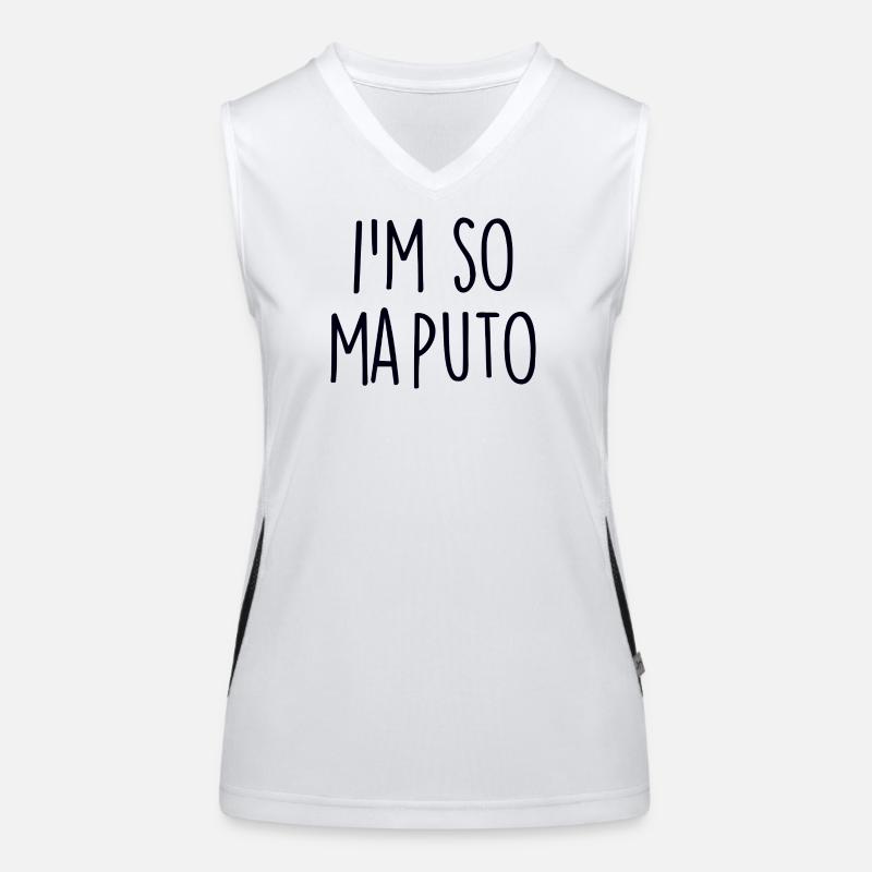 Maputo Mosambik Funktionelles Kontrast-Tank Top für Frauen