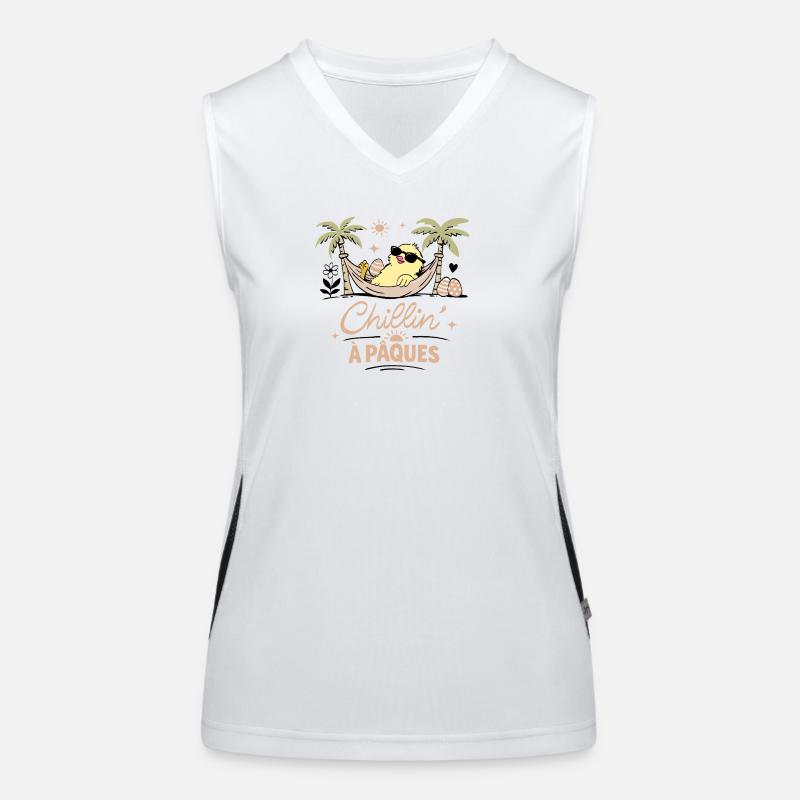 Easter Chick Women's Functional Contrast Tank Top