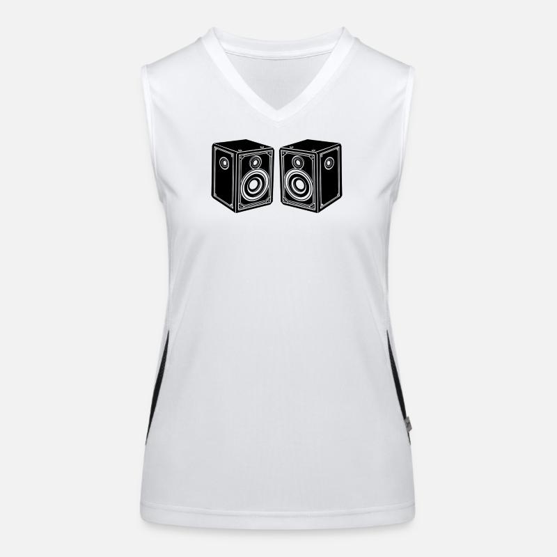 Audio speaker Women's Functional Contrast Tank Top