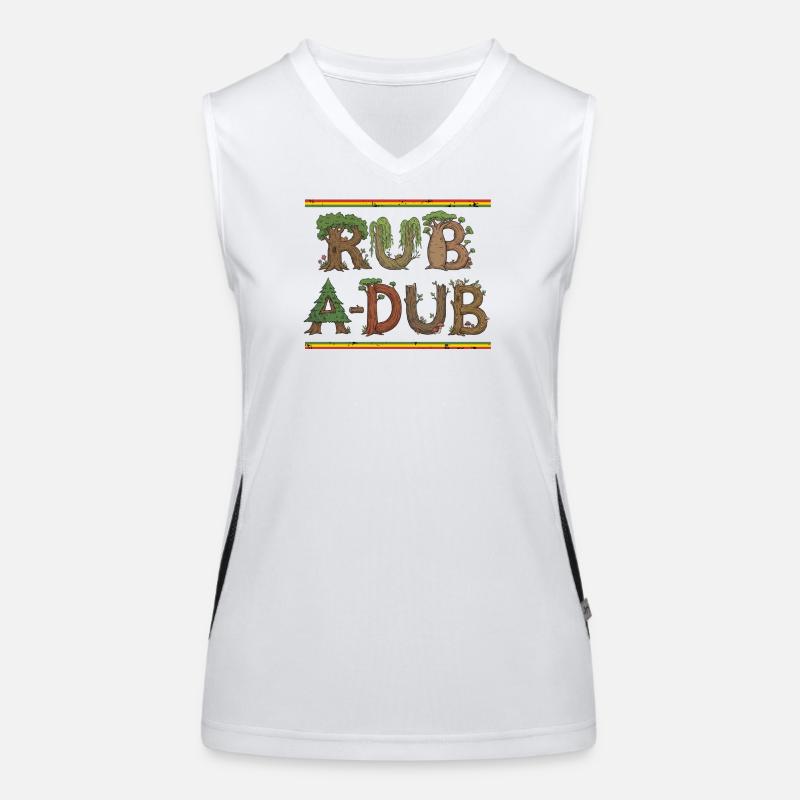Forêt du Dub Reggae Débardeur respirant contrasté Femme