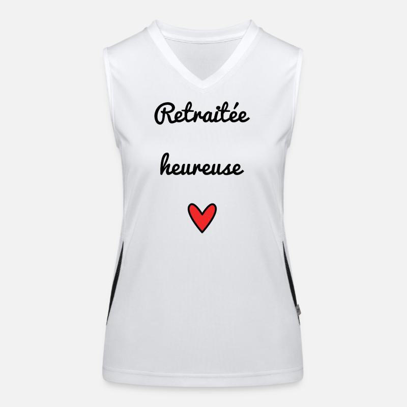 RETRAITEE. RETRAITE. RETRAITEE. RETRAITE Débardeur respirant contrasté Femme