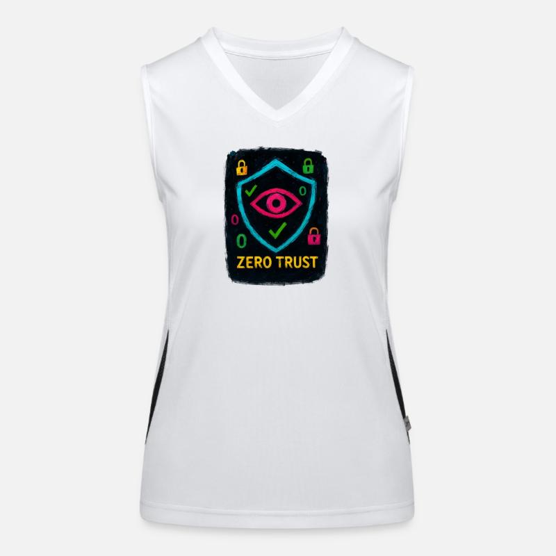 Cybersecurity: Zero Trust Women's Functional Contrast Tank Top