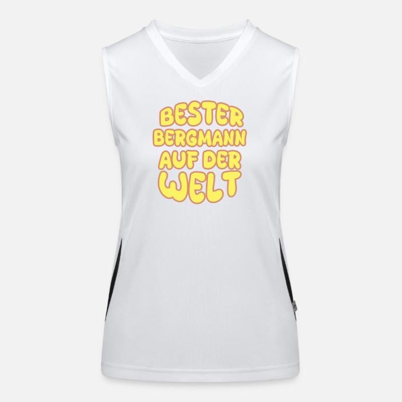 Berufung Bergmann Funktionelles Kontrast-Tank Top für Frauen