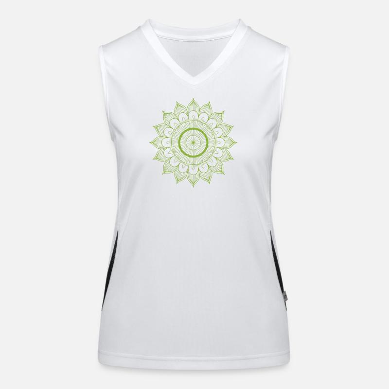 Mandala Débardeur respirant contrasté Femme