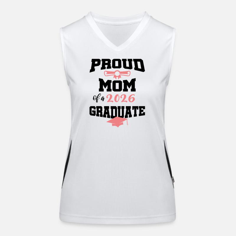 Stolze Mutter Absolvent 2026 Bachelor Master Funktionelles Kontrast-Tank Top für Frauen