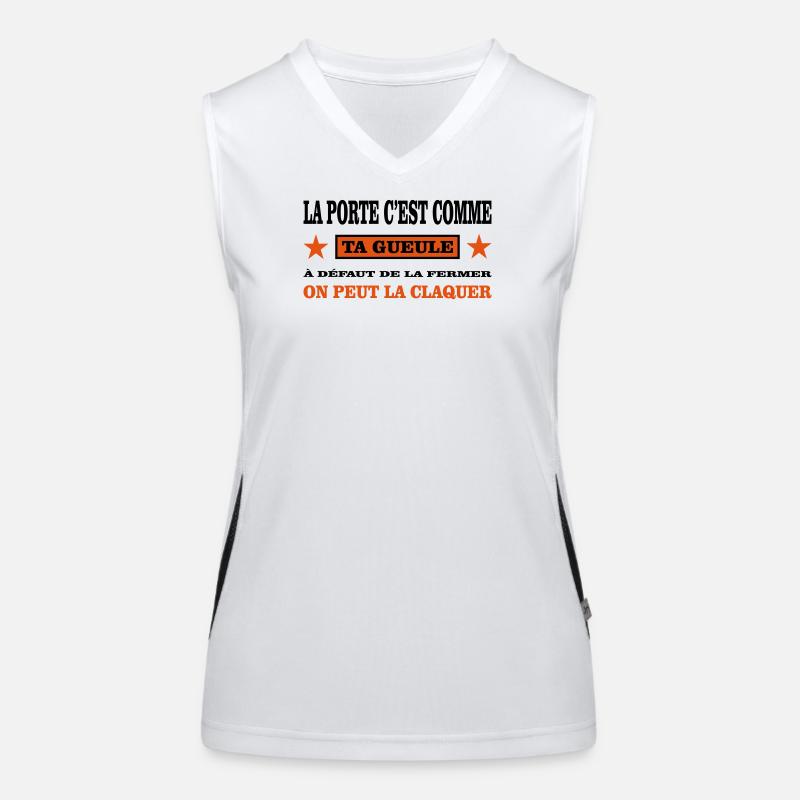 Shut up Women's Functional Contrast Tank Top