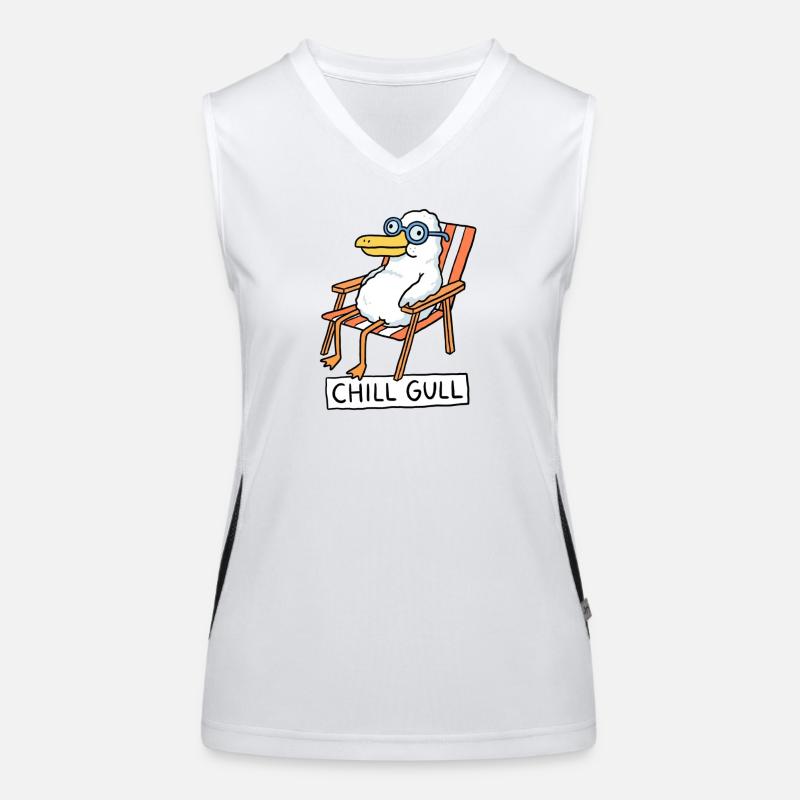Chill Gull Lounge Women's Functional Contrast Tank Top