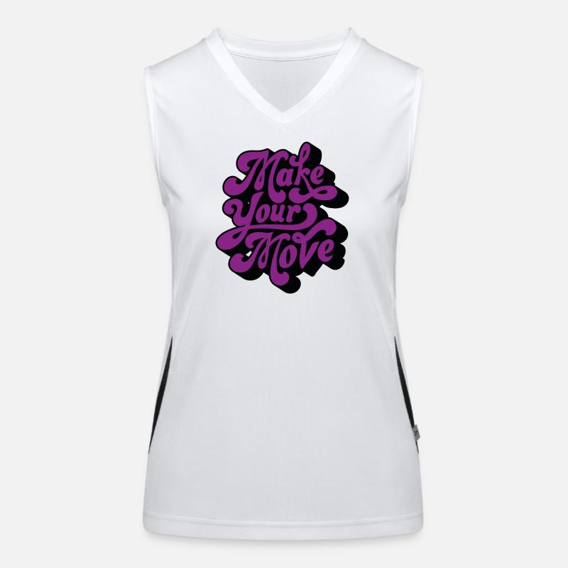 Make Your Move Retro Women's Functional Contrast Tank Top