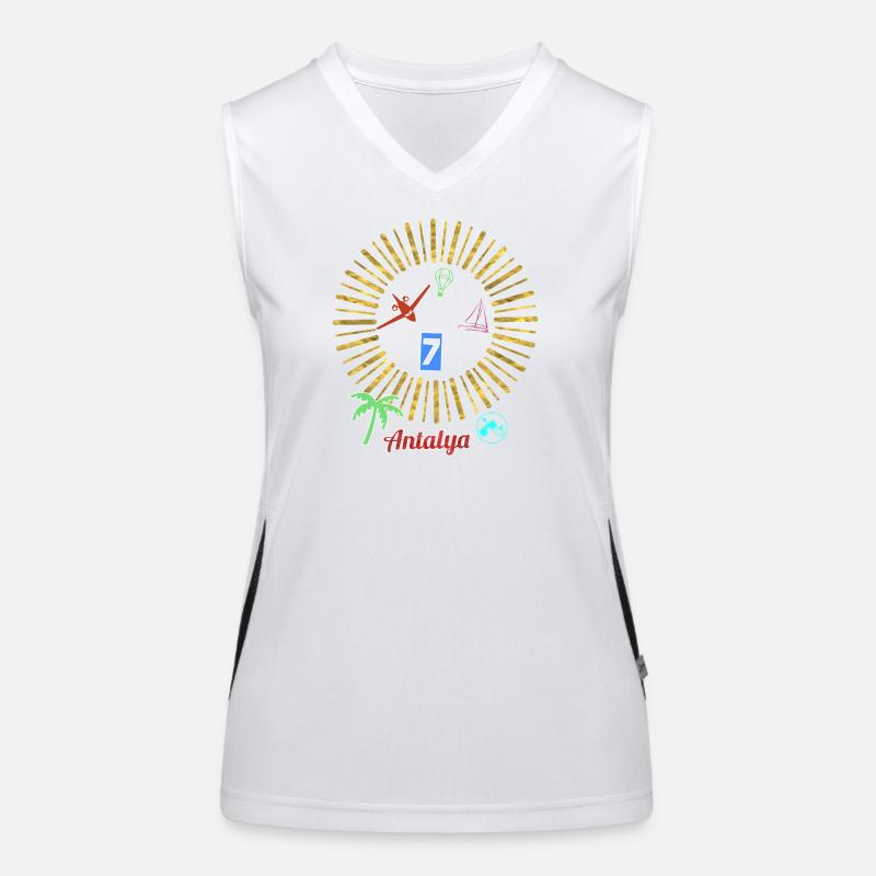 Antalya Beach Magic Circle Women's Functional Contrast Tank Top