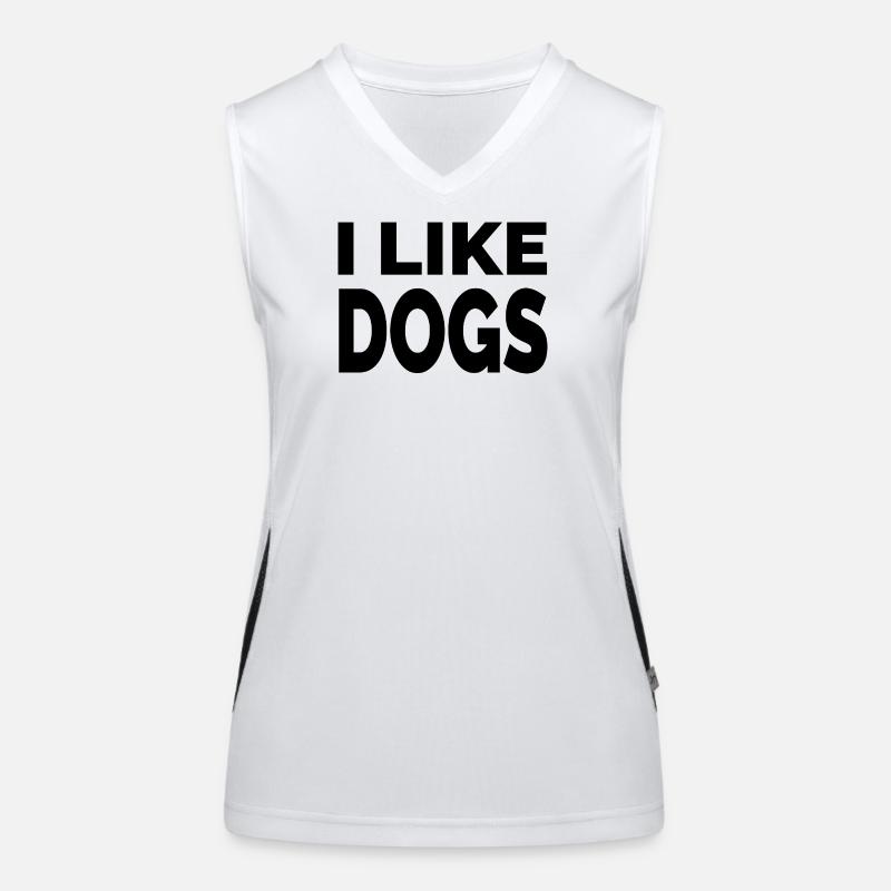 Hunde Funktionelles Kontrast-Tank Top für Frauen