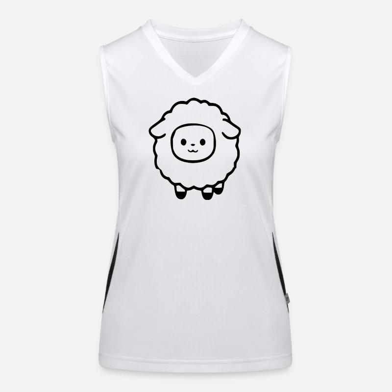 Sheep Sheep Lamb Women's Functional Contrast Tank Top