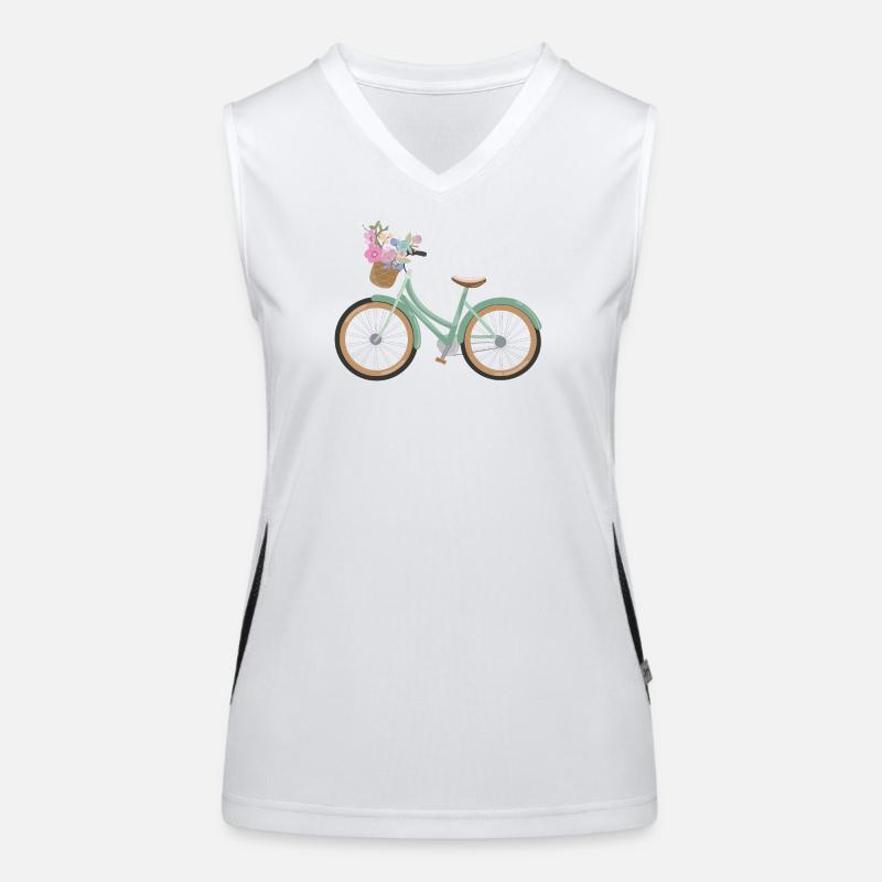 Rad_mit_Blumen Women's Functional Contrast Tank Top