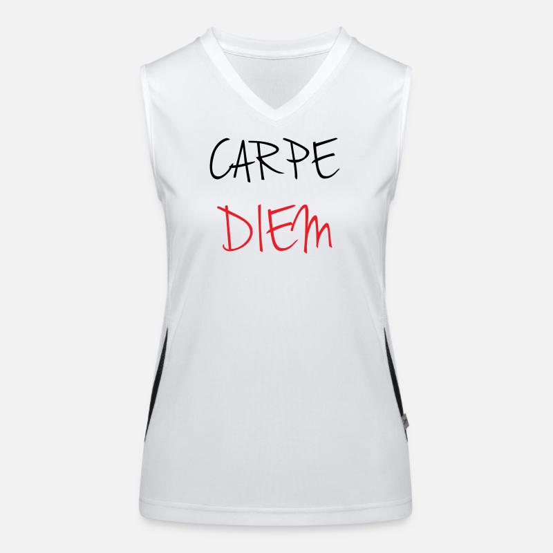 carpe_diem_nhy_5 Funktionelles Kontrast-Tank Top für Frauen