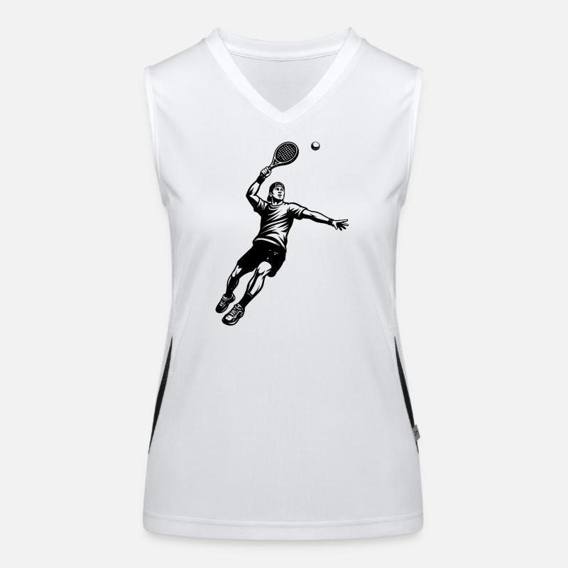 Déclaration directe de padel Débardeur respirant contrasté Femme