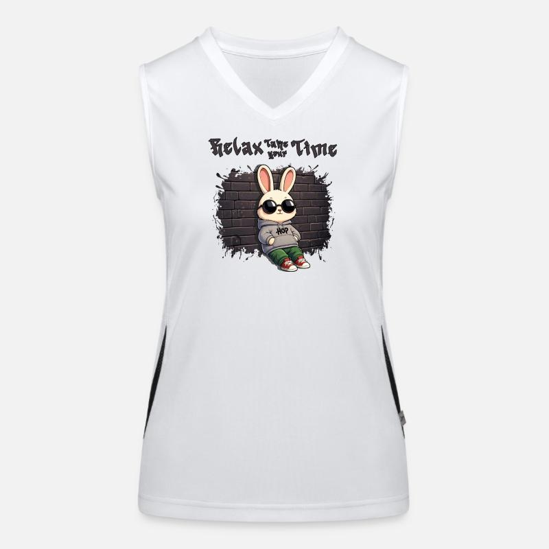 Bunny Urban Funktionelles Kontrast-Tank Top für Frauen