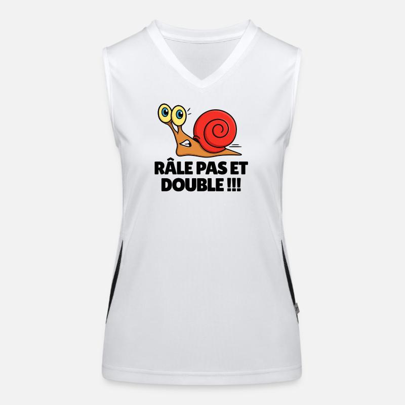 Step-moan and double Women's Functional Contrast Tank Top