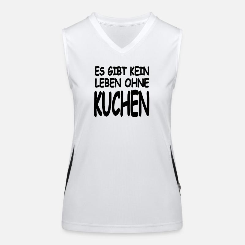 Kuchen Funktionelles Kontrast-Tank Top für Frauen