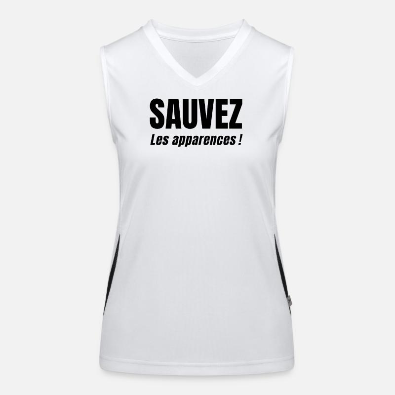 SAVE APPEARANCES! Women's Functional Contrast Tank Top