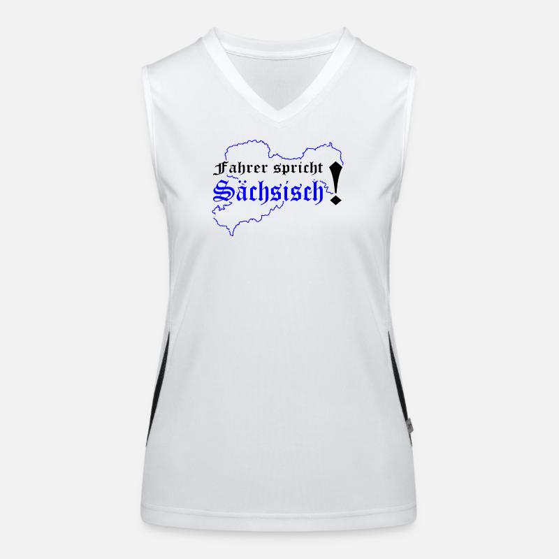 Saxon Saxon dialect of Saxony Women's Functional Contrast Tank Top