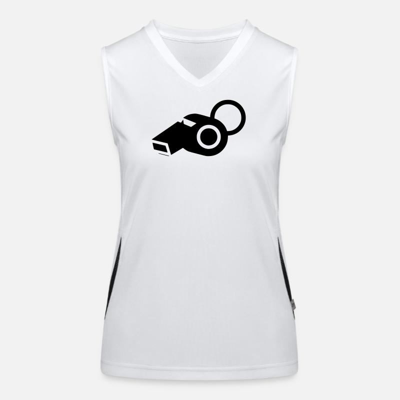Whistle Referee Coach Women's Functional Contrast Tank Top