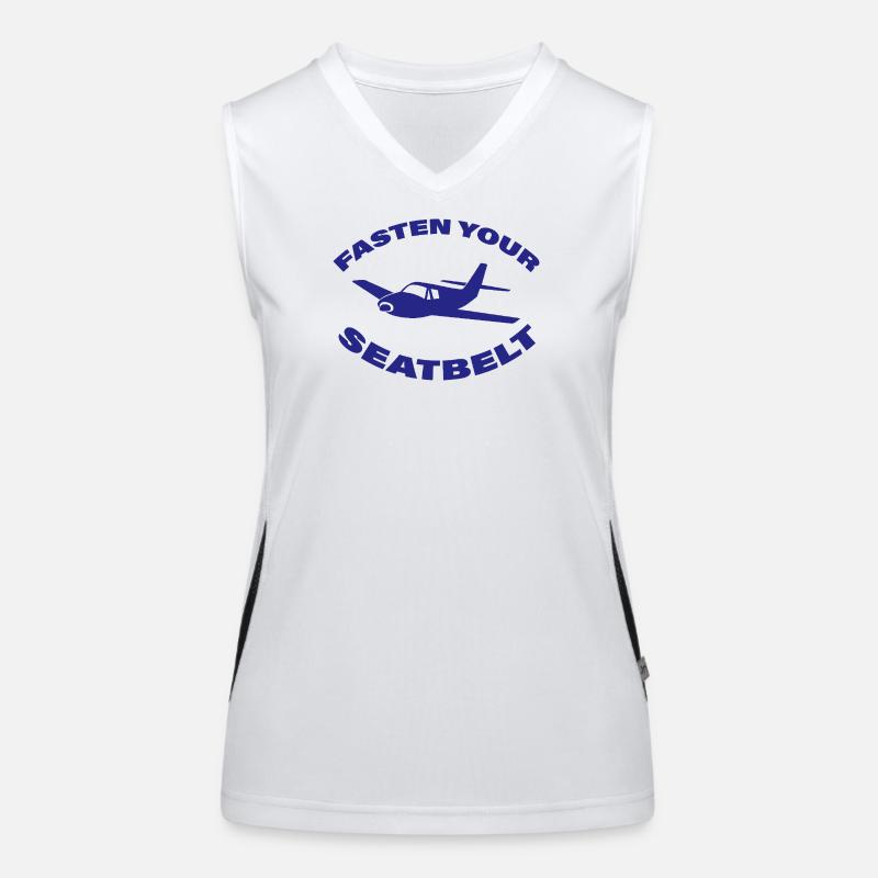 FASTING YOUR SEATBELT Women's Functional Contrast Tank Top
