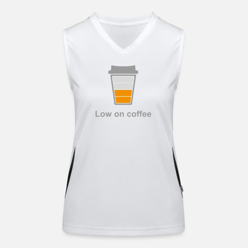 Low on Coffee Women's Functional Contrast Tank Top