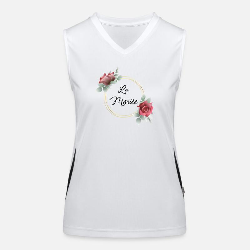 The Bride Bachelorette Party Wedding Women's Functional Contrast Tank Top