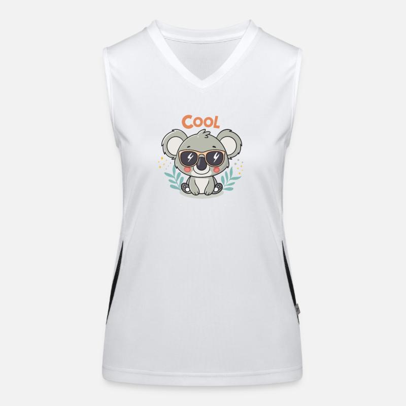 Koala Cool Lunettes Soleil Débardeur respirant contrasté Femme