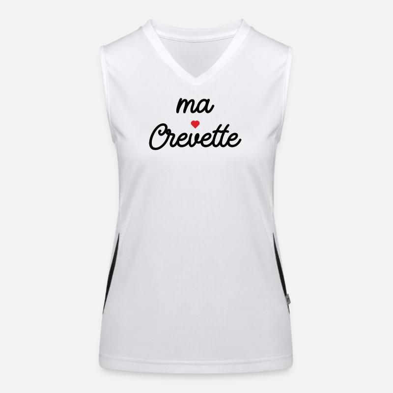 My Shrimp Heart Script Tee Women's Functional Contrast Tank Top