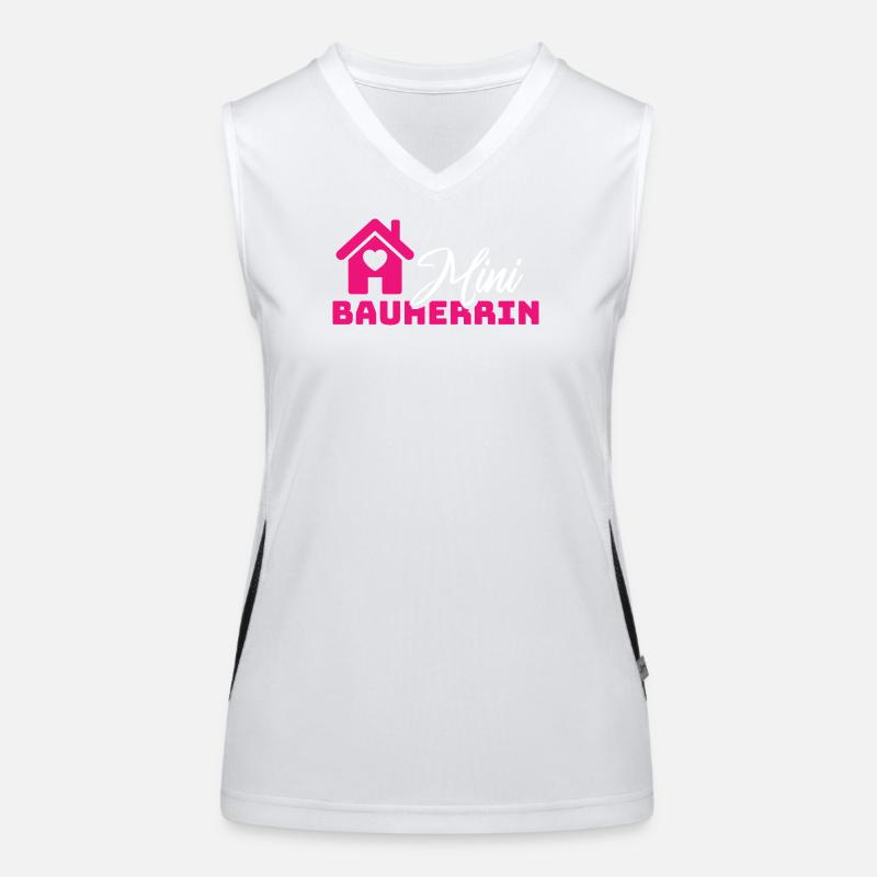 Bitte Design hochladen Funktionelles Kontrast-Tank Top für Frauen