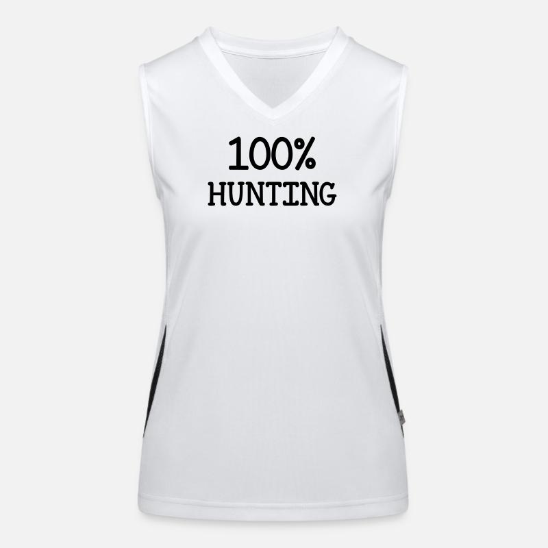 100% Jagd Funktionelles Kontrast-Tank Top für Frauen
