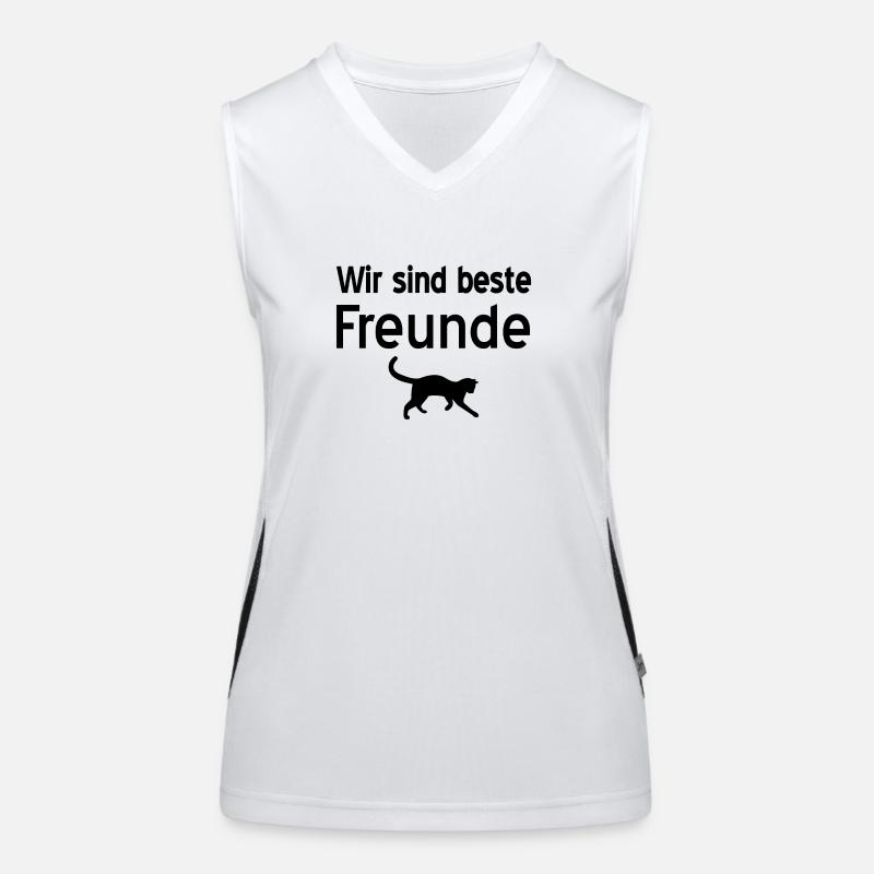 feline Women's Functional Contrast Tank Top