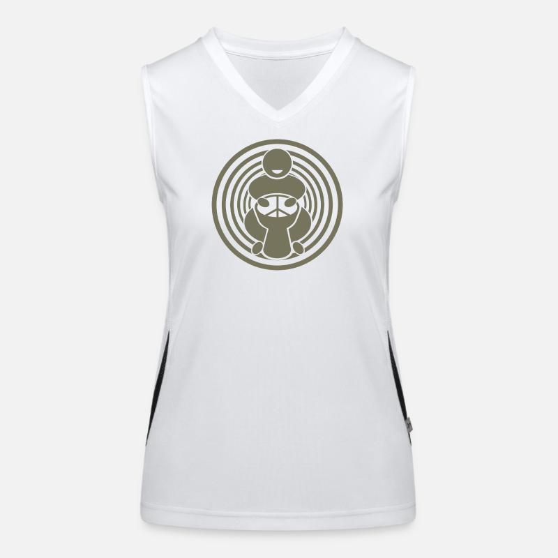 Djembe Player Women's Functional Contrast Tank Top