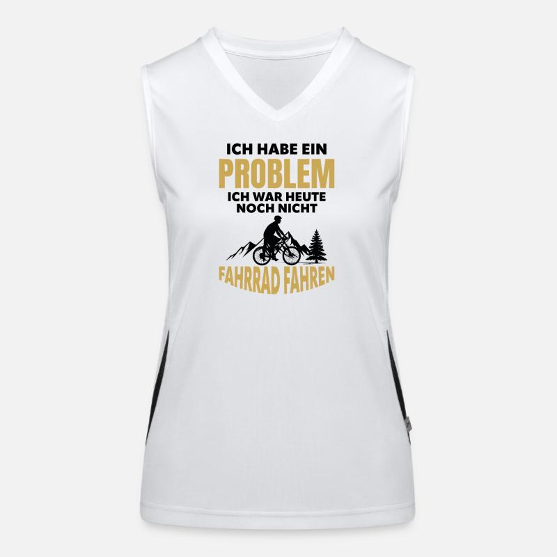Problem Cycling Mountain Ride Women's Functional Contrast Tank Top