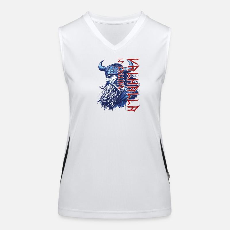 Le Valhalla viking appelle le vintage Débardeur respirant contrasté Femme