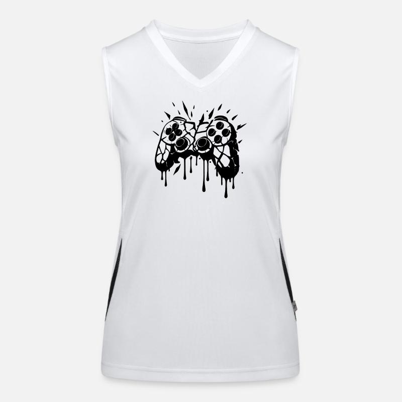 Kaputter Controller Funktionelles Kontrast-Tank Top für Frauen