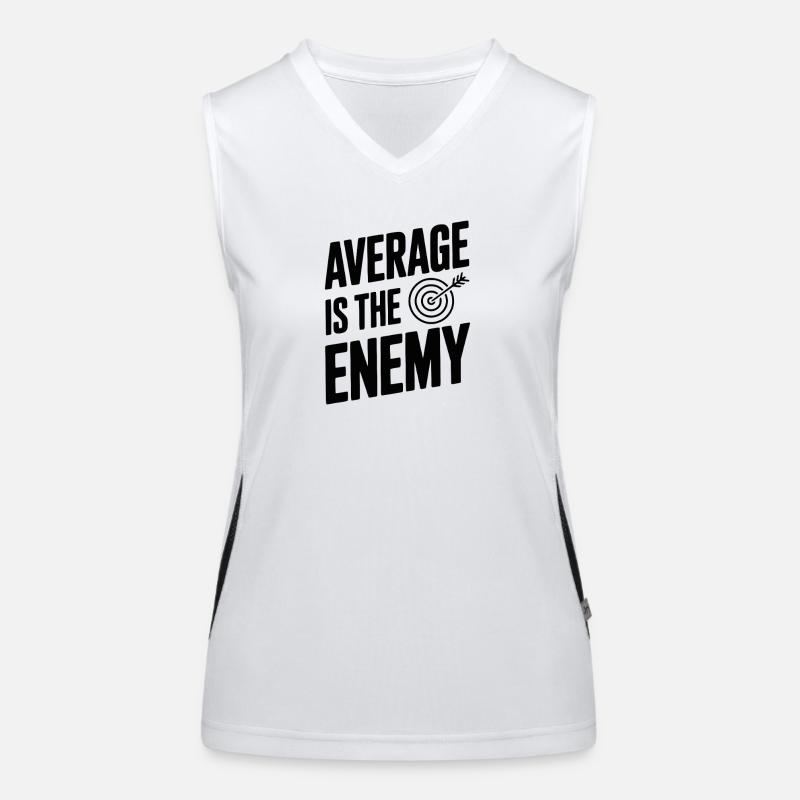 Average is the Enemy Women's Functional Contrast Tank Top