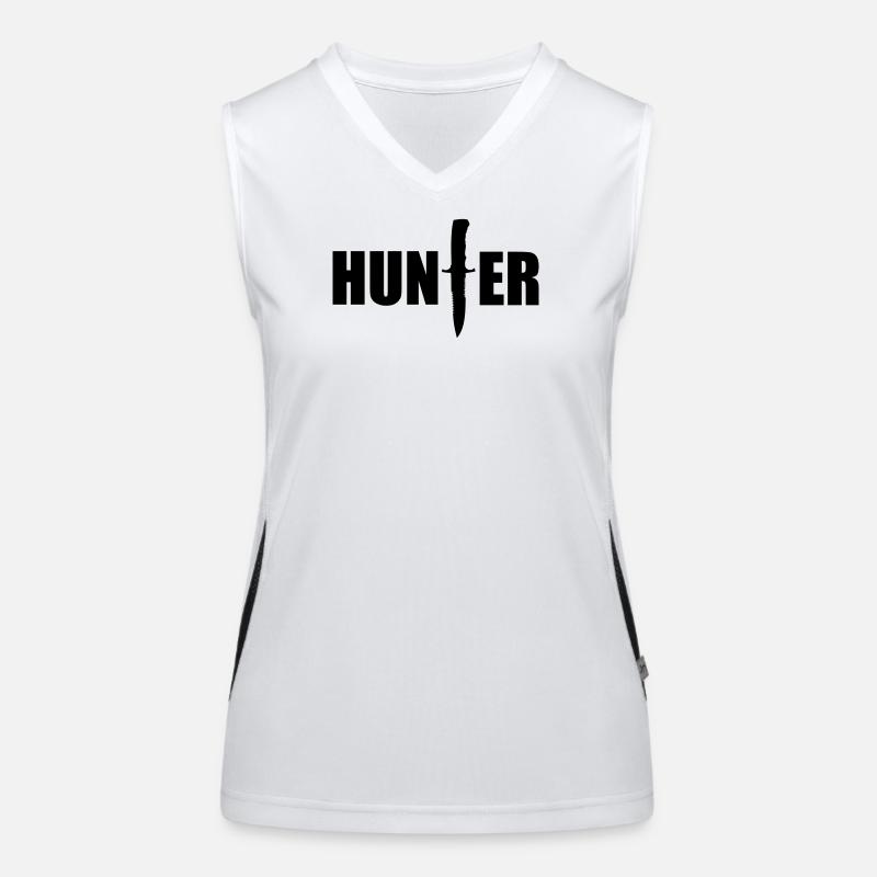 Jagd – Jäger Funktionelles Kontrast-Tank Top für Frauen