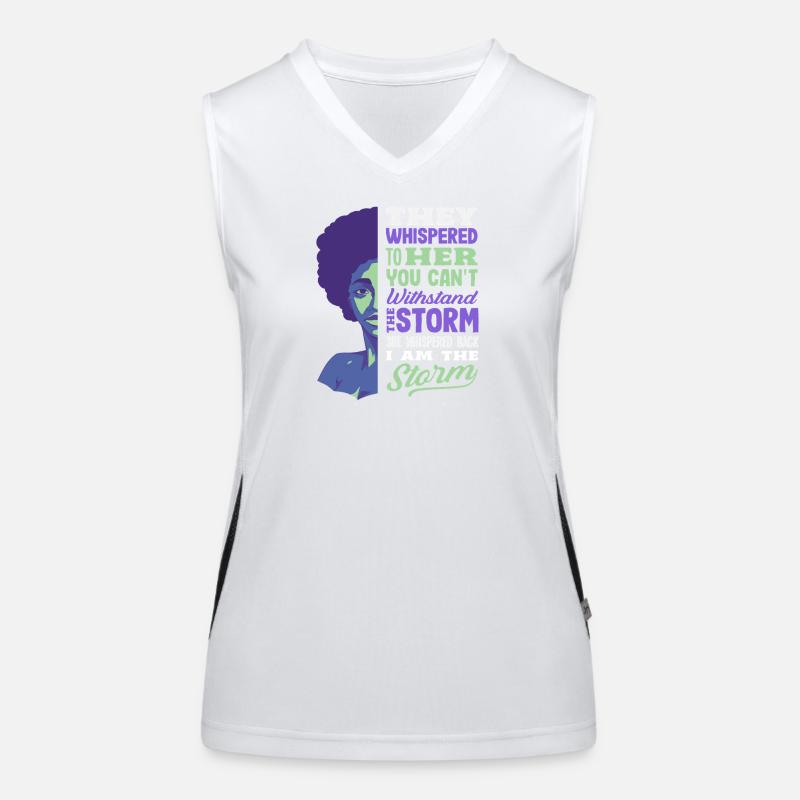Black History Month Afrocentric Women's Functional Contrast Tank Top