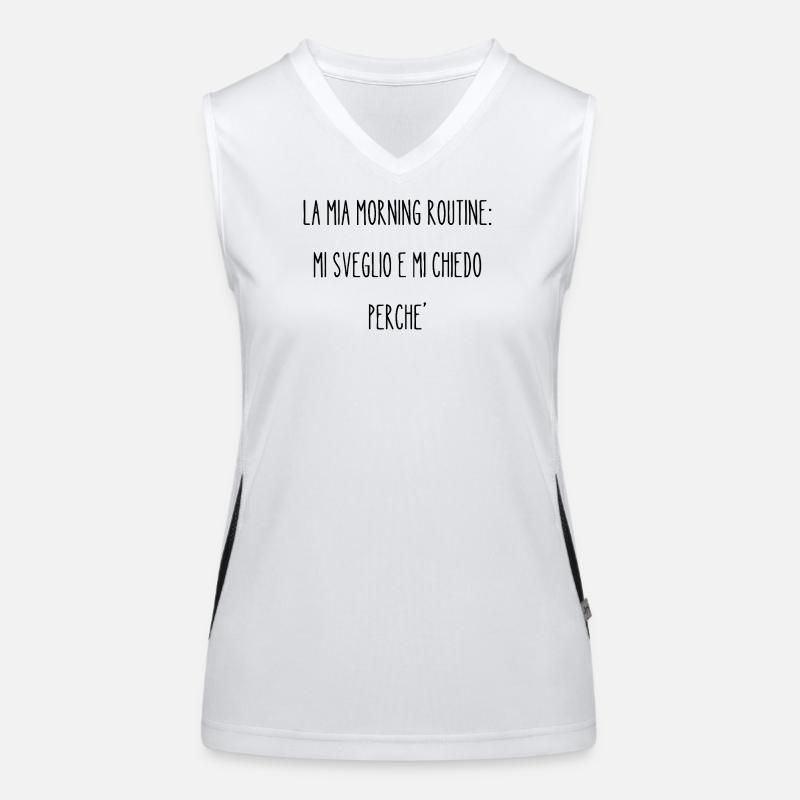 Morning_Routine Women's Functional Contrast Tank Top