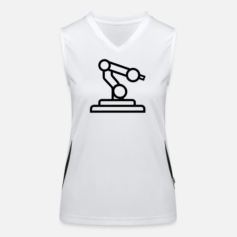robotic arm Women's Functional Contrast Tank Top
