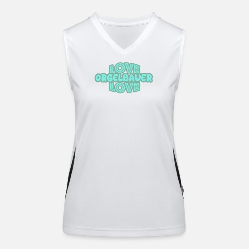 Organ builder as a vocation Women's Functional Contrast Tank Top