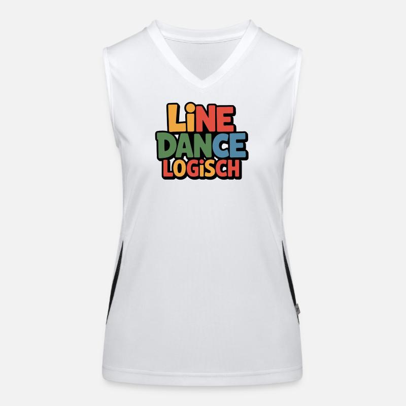 Line Dance Logical Women's Functional Contrast Tank Top