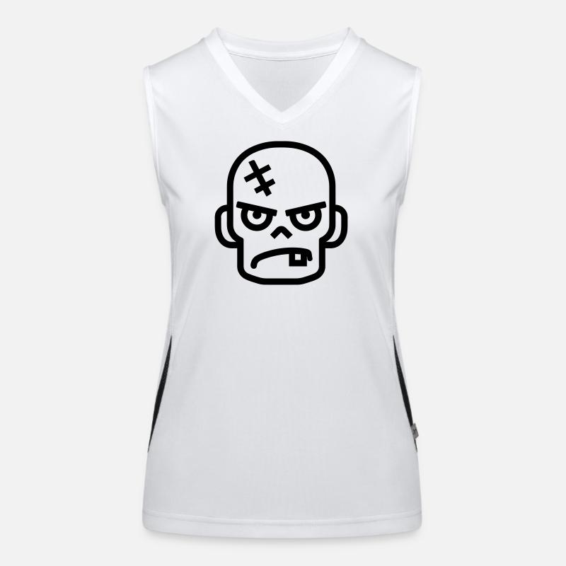 Zombie Funktionelles Kontrast-Tank Top für Frauen