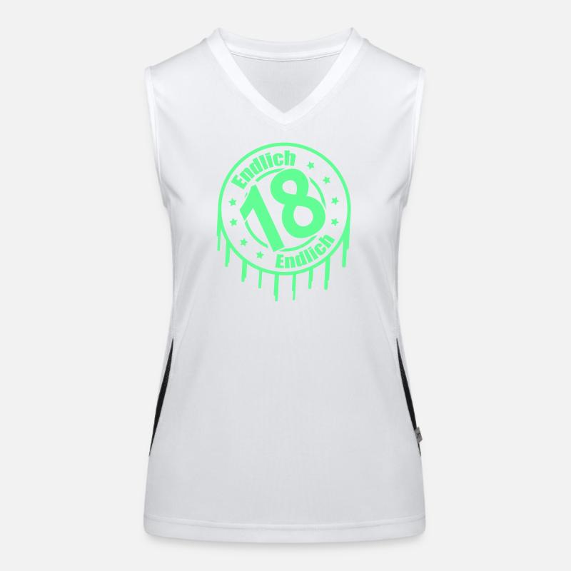 Endlich 18 Funktionelles Kontrast-Tank Top für Frauen