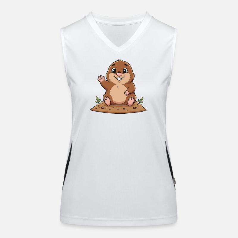 Cheerful Mole Women's Functional Contrast Tank Top