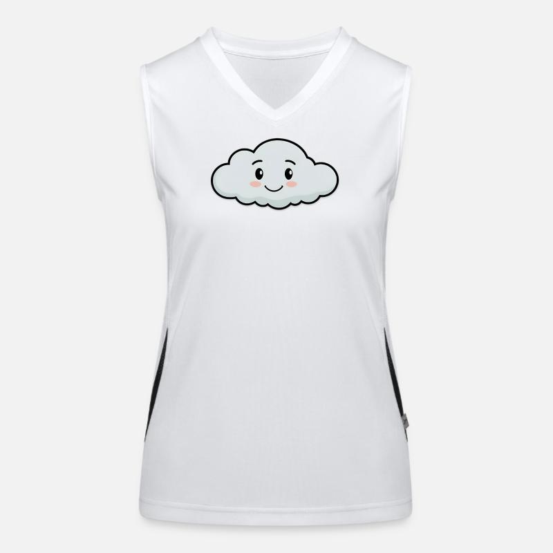 Cuddly cloud friend Women's Functional Contrast Tank Top