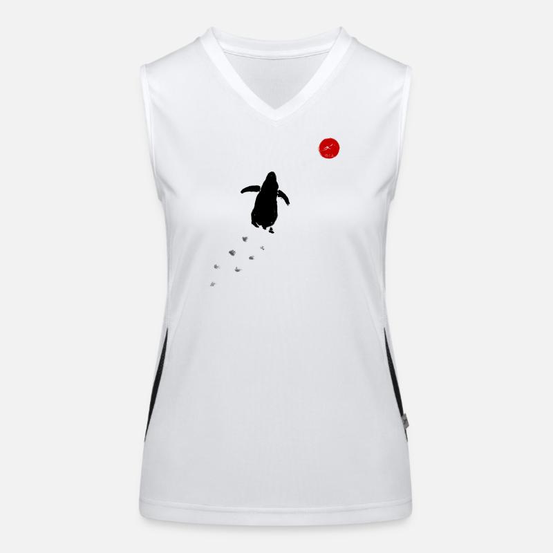 Pingouin nihiliste Débardeur respirant contrasté Femme